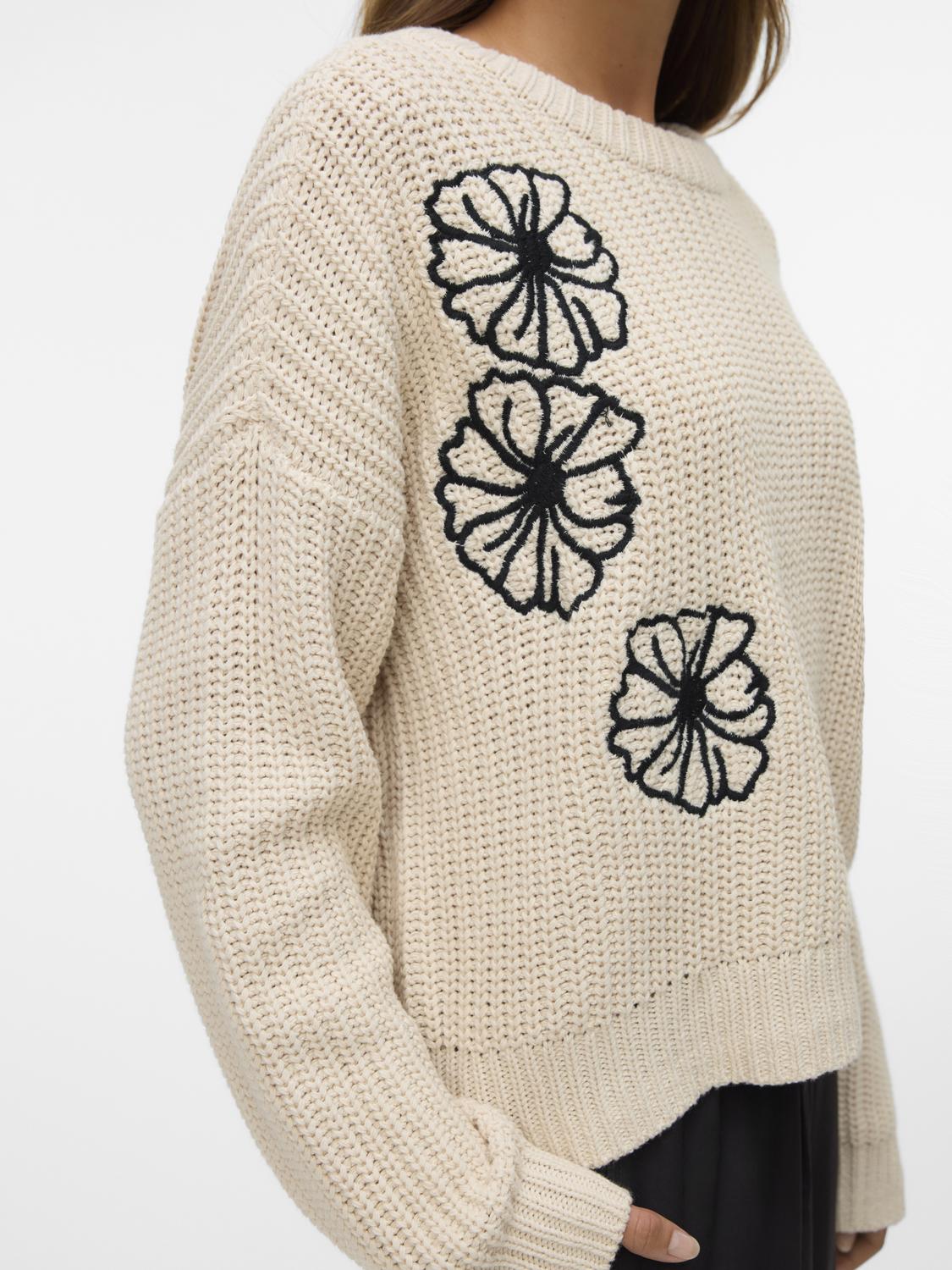 VMLAURA Pullover - Birch - VERO MODA & VILA Bergvik